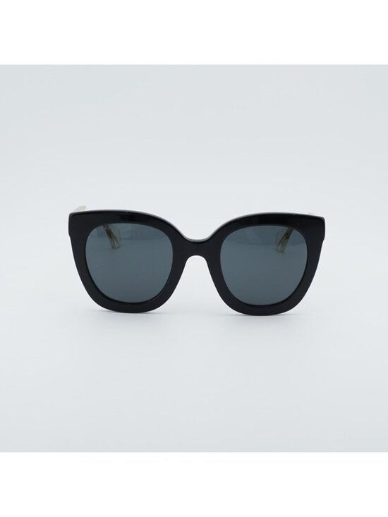 Gucci GG0564S 001 Women Sunglasses Black Cat Eye Frame, Grey Lenses main image 8